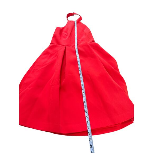 Keepsake the Label Pleated Swing Halter City Heat Party Cocktail Dress Large - Picture 12 of 14